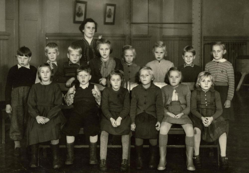 Normalskolans klass 4 1951—52