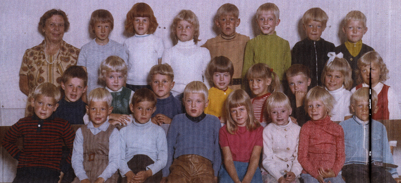 Normalskolans klass 1 1971-72
