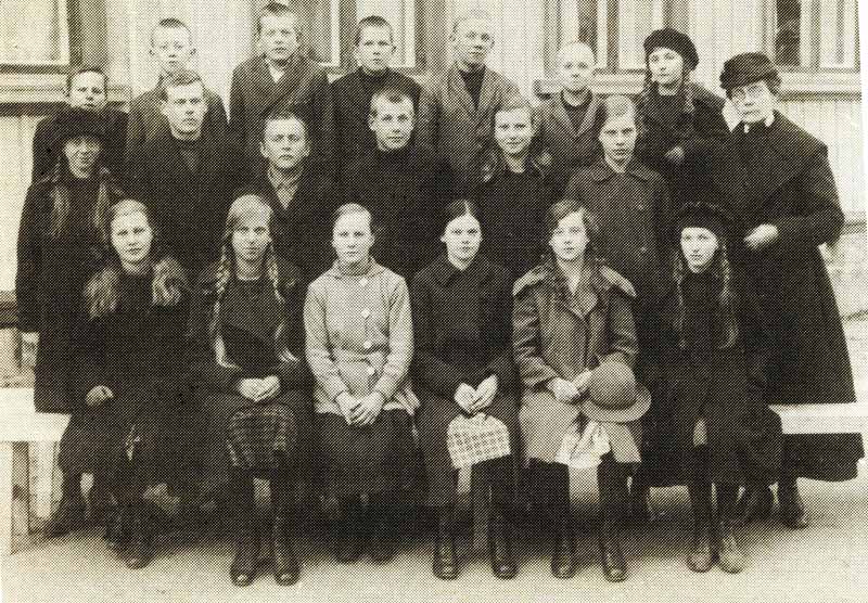 Nykarleby samskolas klass 3 1921.