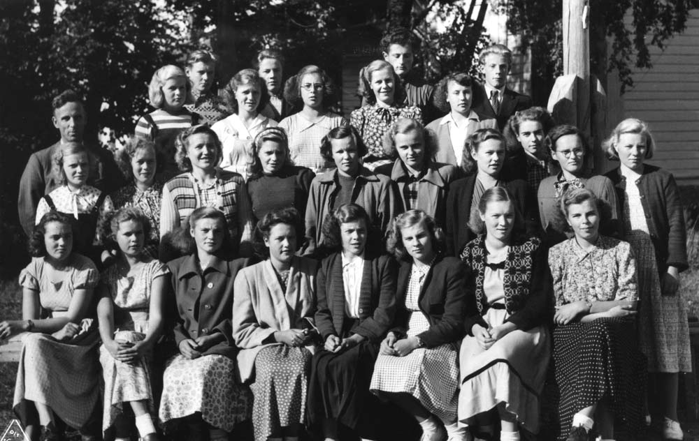 Nykarleby samskolas klass 5 1950