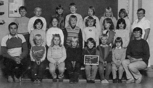 Den gamla skolans sista årskurs 1985—86. 