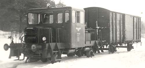 Tåg 1969 vid Nykarleby järnvägsstation.