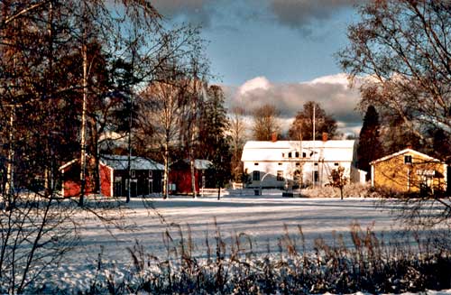 Bevis för att det även på Kuddnäs är vinter.