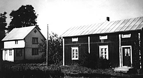 Nymans nya och gamla gårdar ca 1945.
