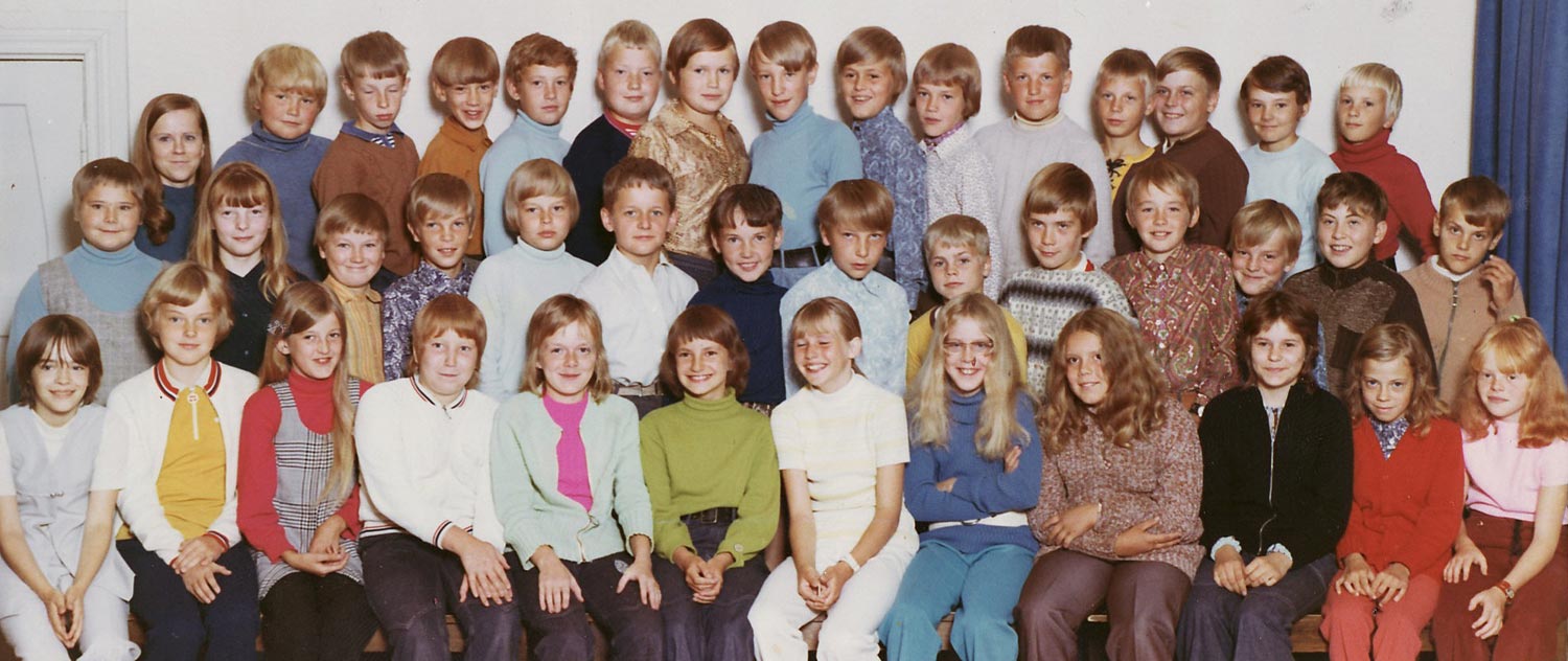 Normalskolans klass 5 1971—72