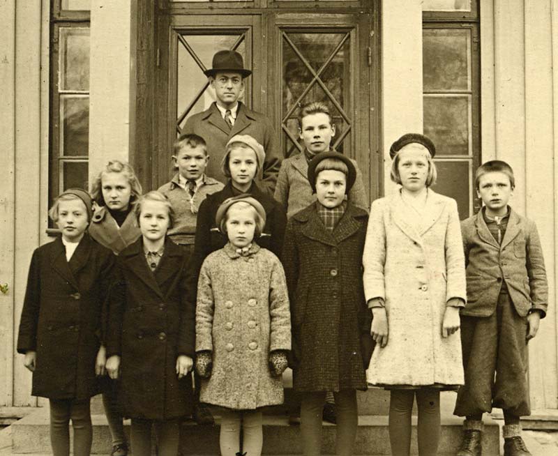 Nykarleby samskolas klass 1 1940-41