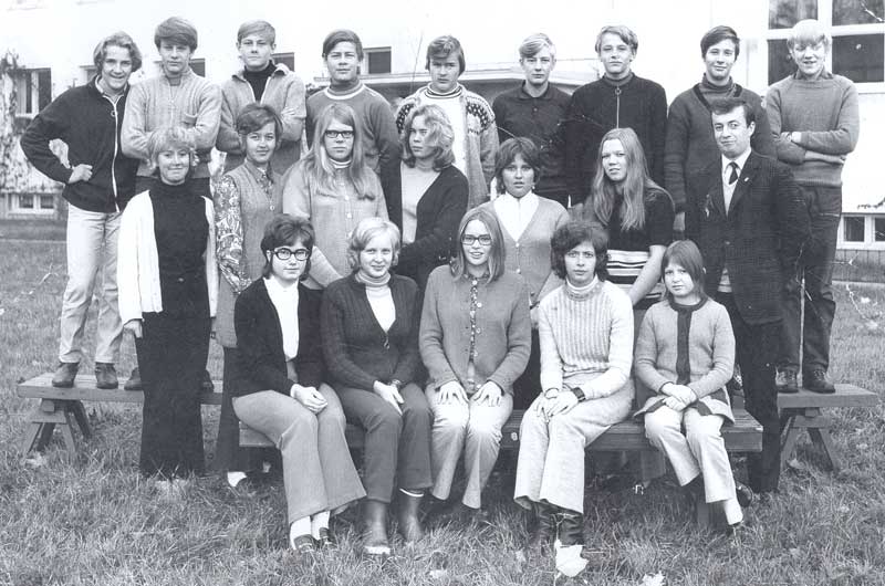 Nykarleby samlyceums klass 5B 1970-71
