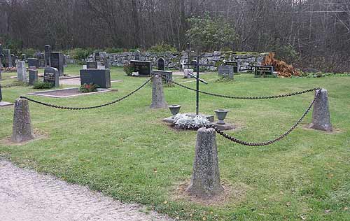 Ryska krigargraven på Nykarleby gravgård.