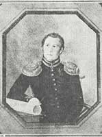 Generalmajoren, friherre Carl Rosenkampff. Efter akvarell av A. Cederwald.