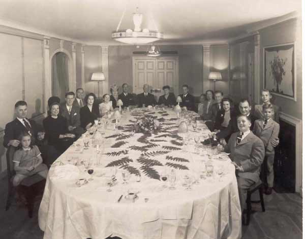 Thanksgiving 1945 - Waldorf Astoria.